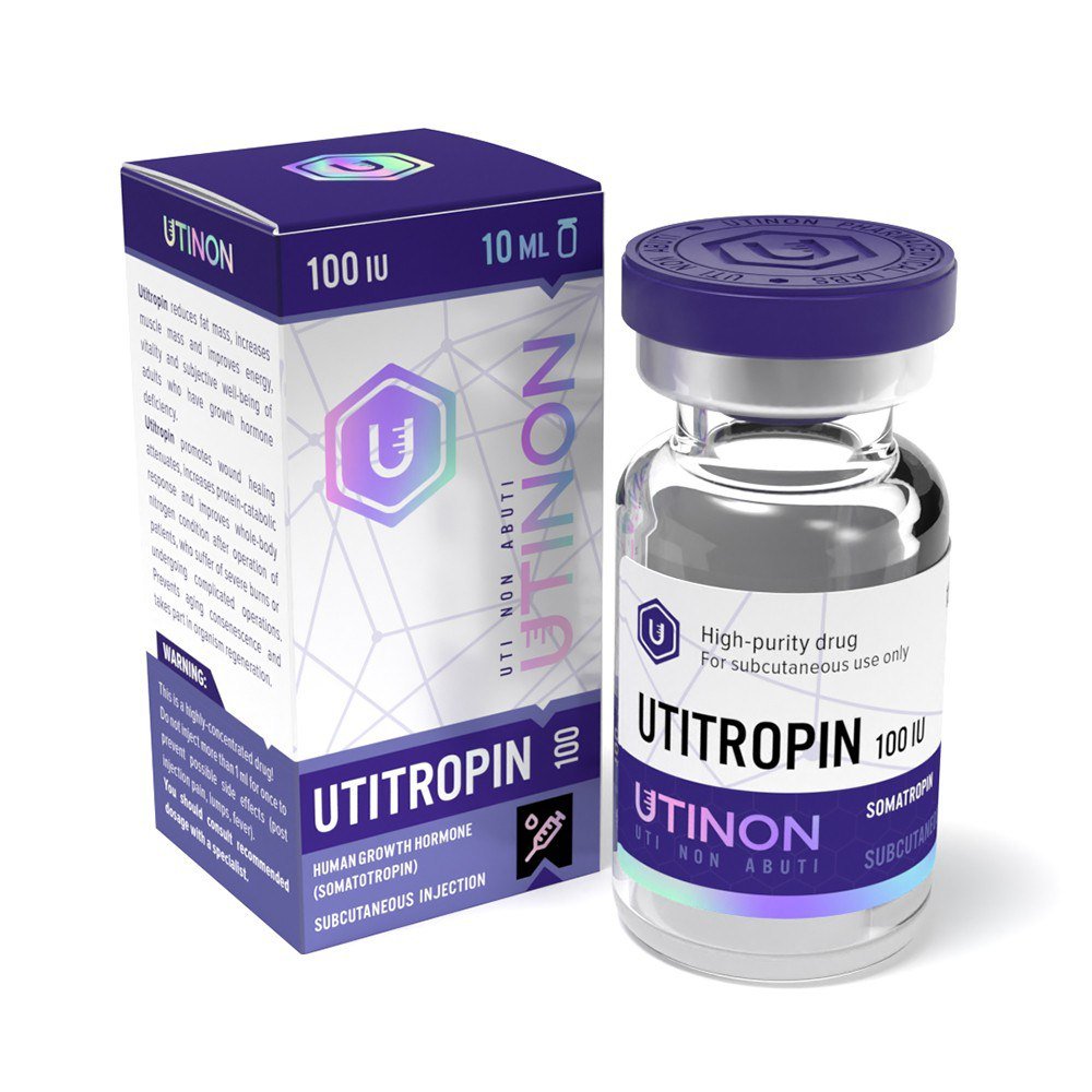 utitropin.jpg Utitropin – Somatropin 100 IU – UTINON — изображение 1